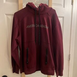 American Eagle Outfitters Burgundy Hoodie
